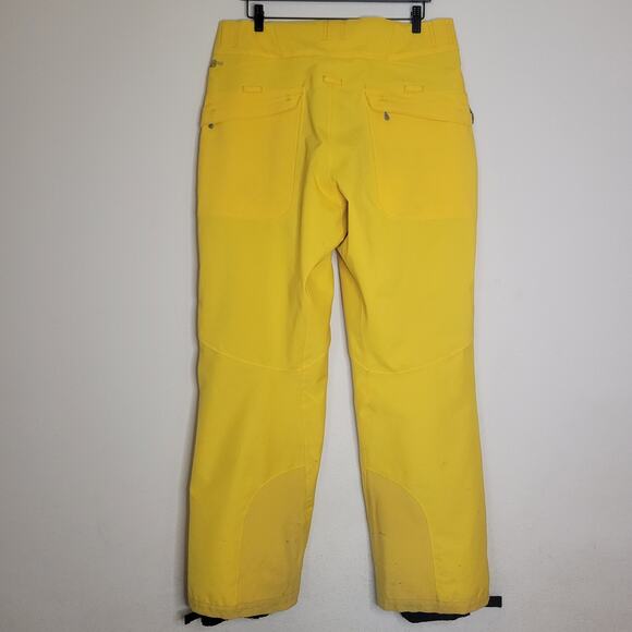 Patagonia H2No Snowshot Recco Ski Snowboard Pants Men’s Large Yellow EUC - Picture 12 of 16